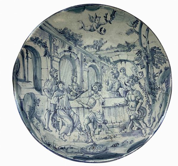 Nicol&#242; Guidobono - Bernardo Ferro - Majolica plate