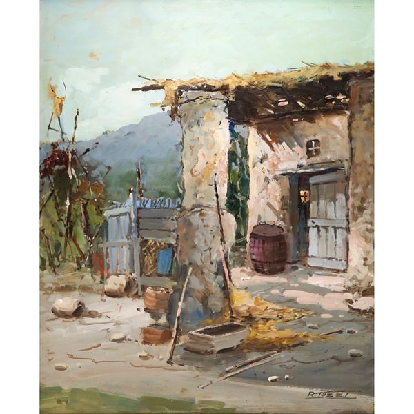 Raffaele Tozzi - Cortile rustico