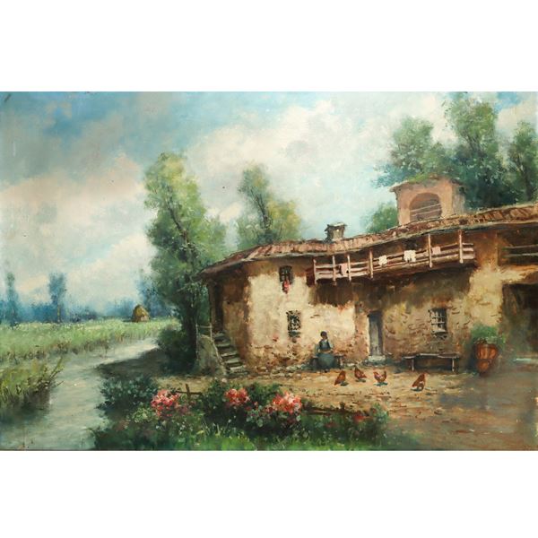 Marco Gozzi - Landscape with houses