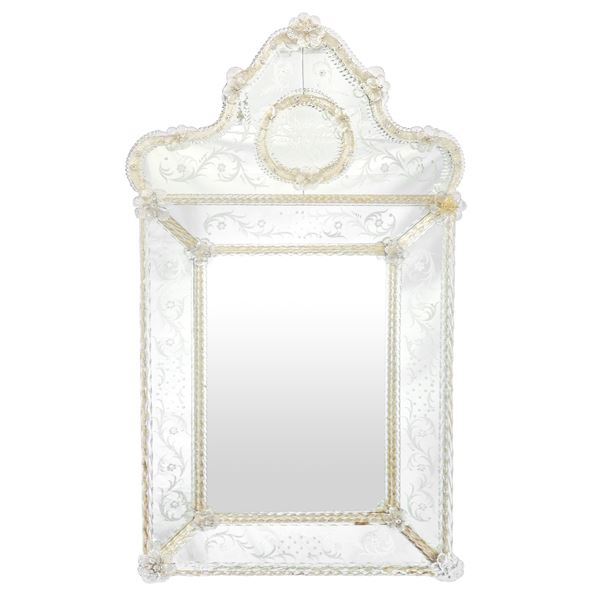 Murano glass mirror