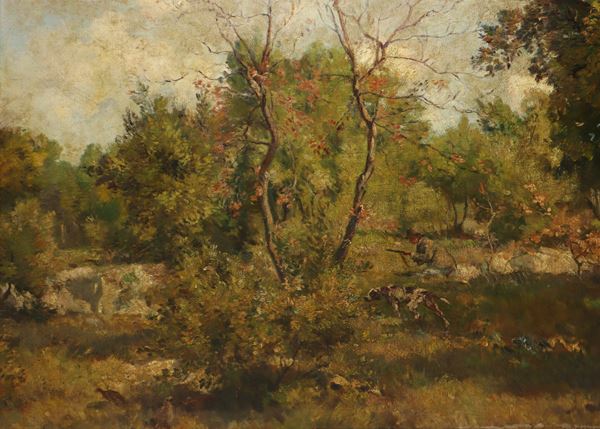 Landscape with trees