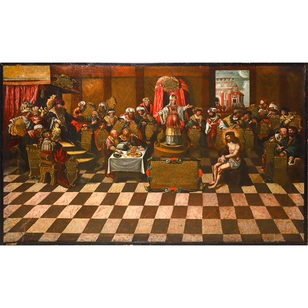 Biagio Betti - Jesus Tried Before the Sanhedrin 