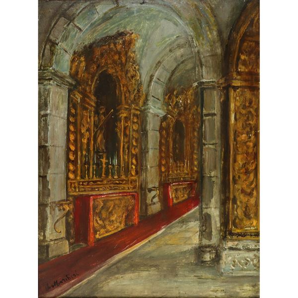 Salvatore Marchesi - Interno di chiesa