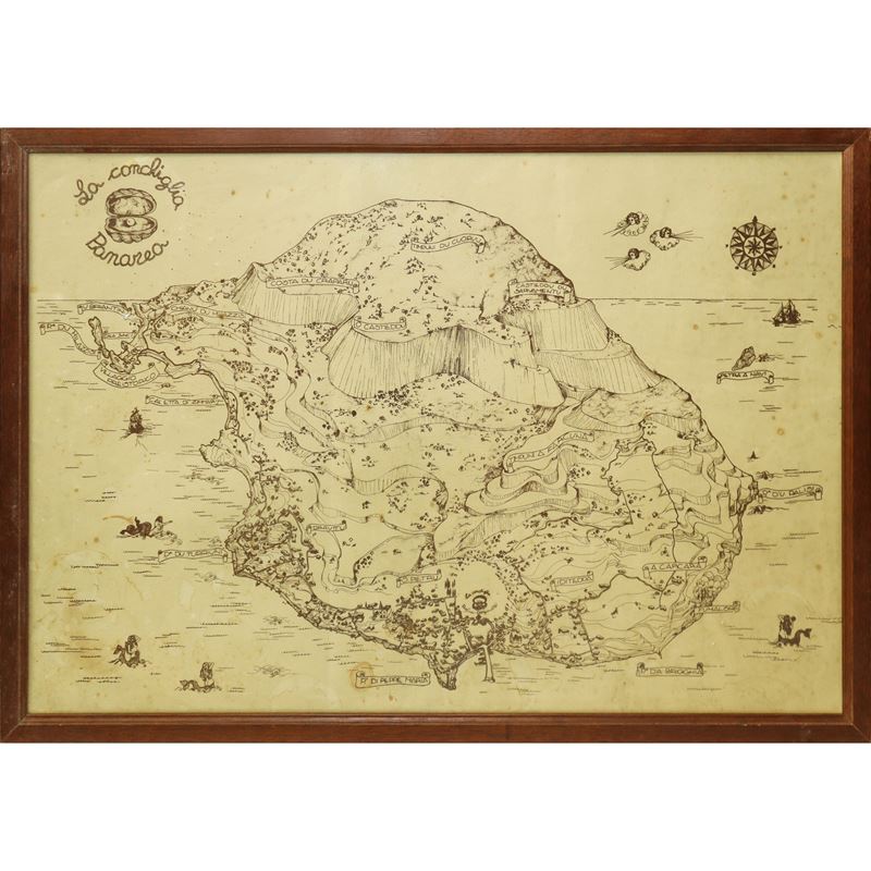 Carta Geografica di Panarea