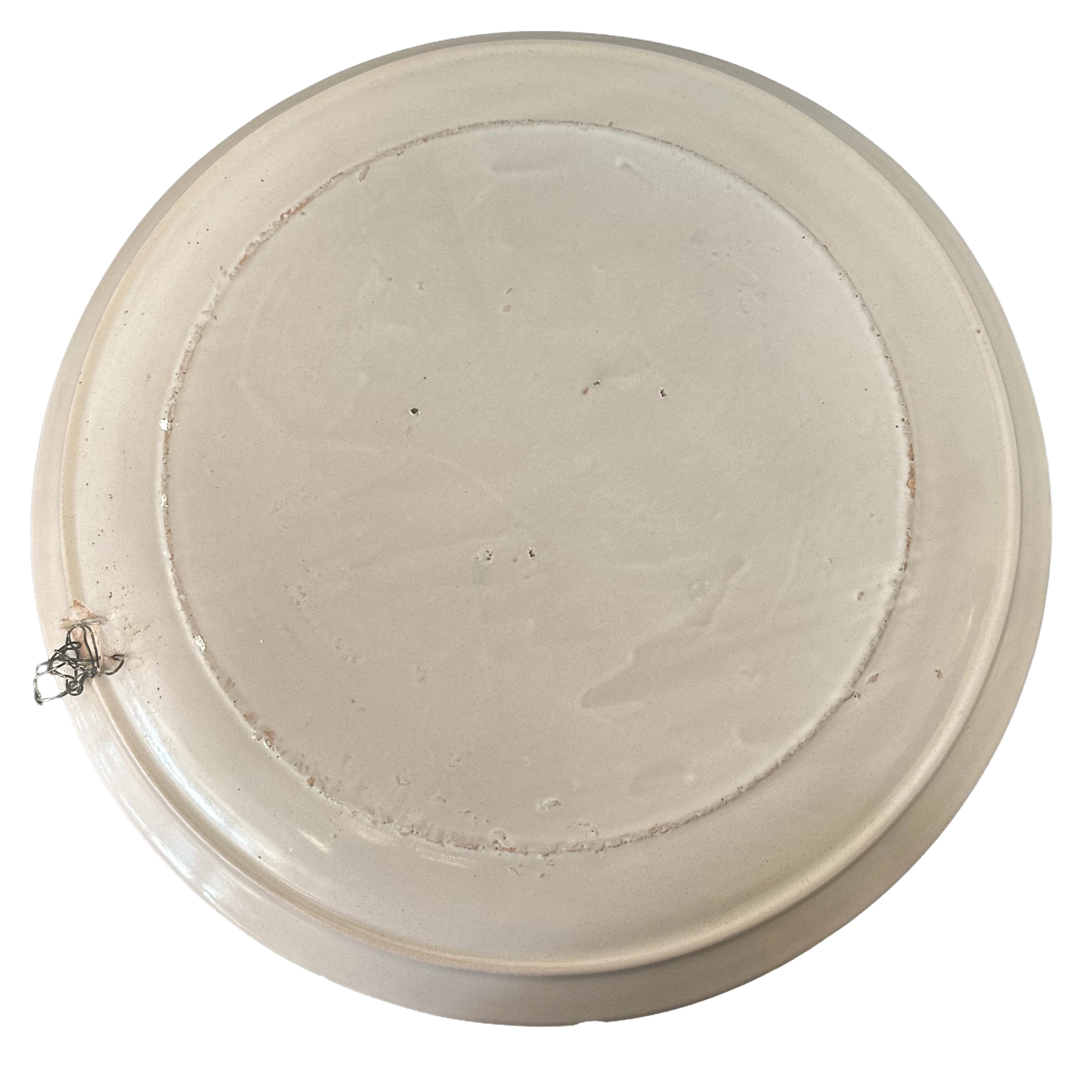 Piatto in Maiolica Policroma Santo Stefano di Camastra