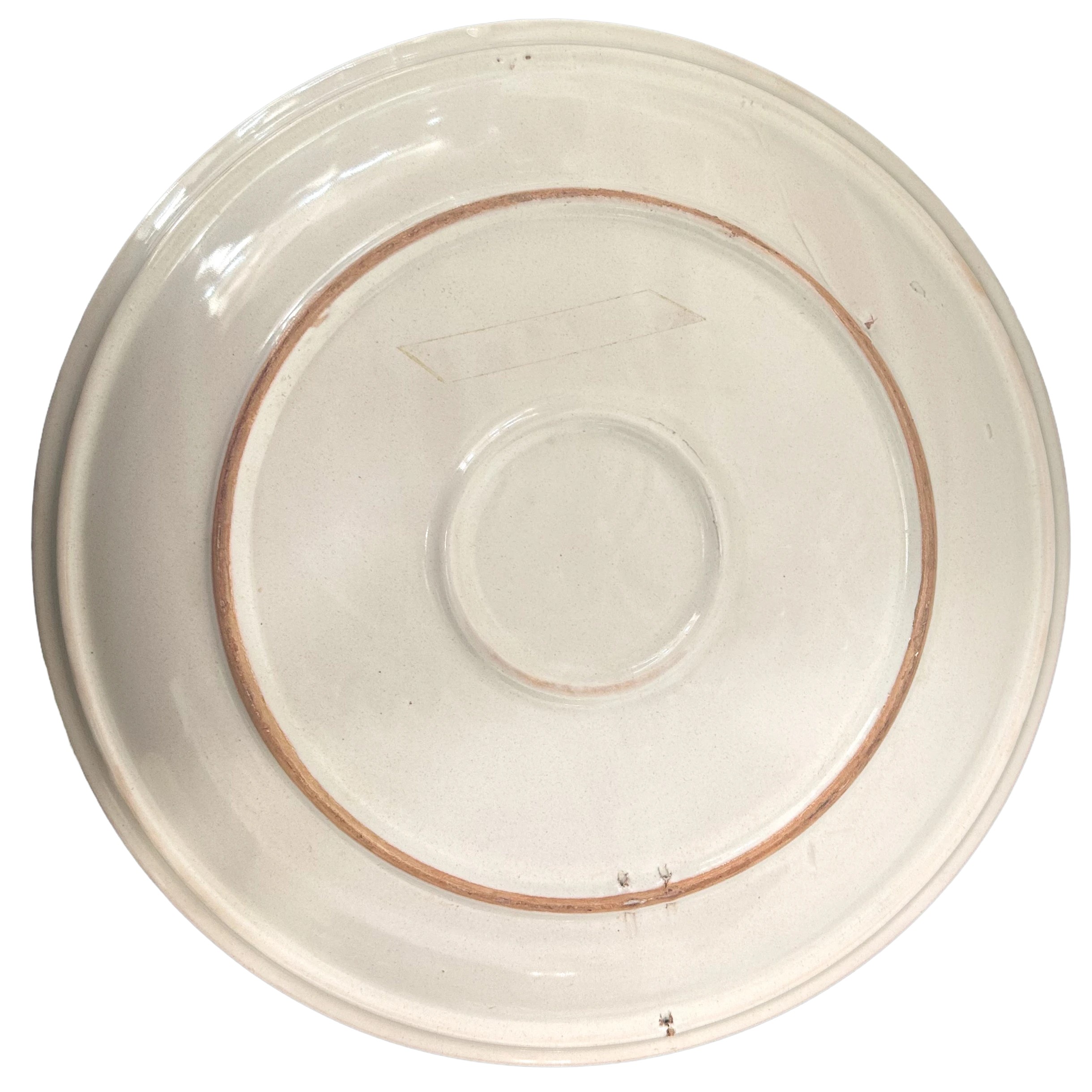 Piatto in maiolica di Patti policroma