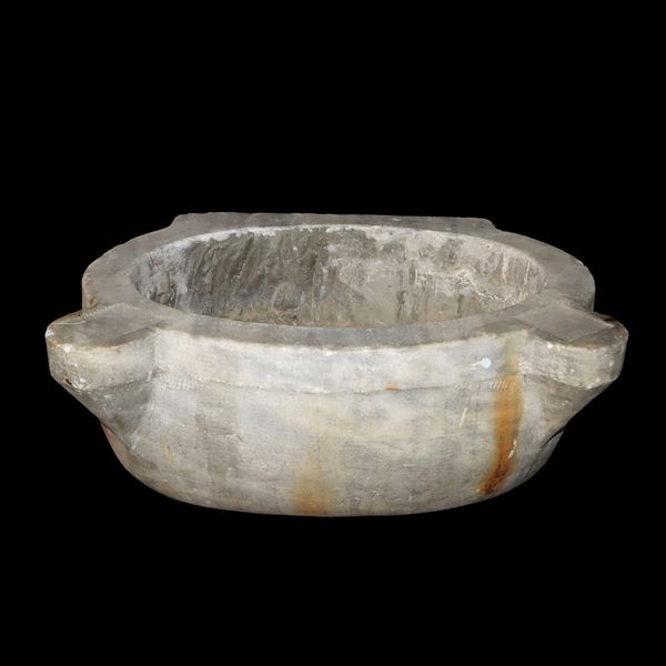 Antique marble stoup