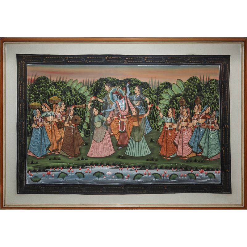 Batik Indiano in Cornice