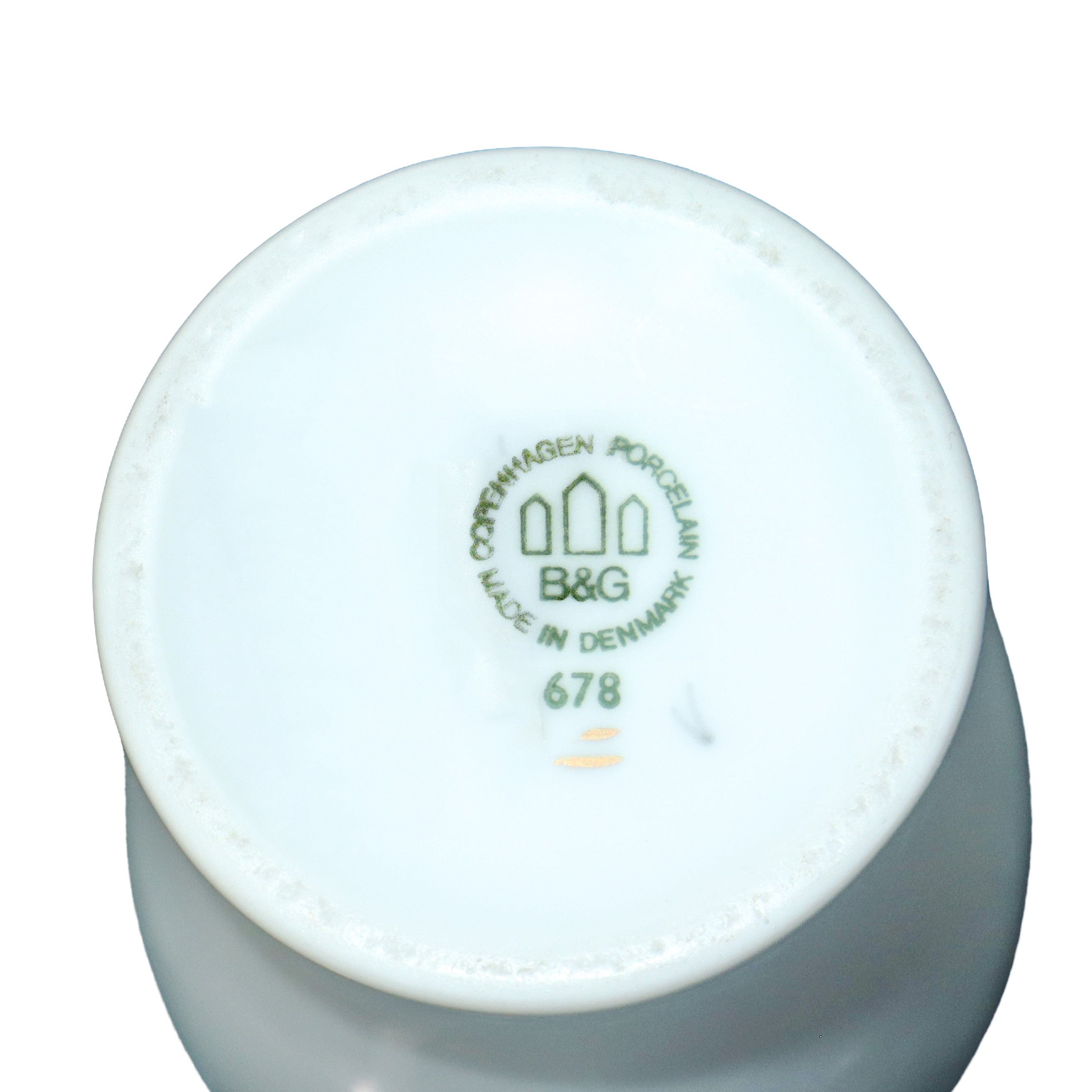 Royal Copenhagen - Vasetto con airone, ceramica, cm 14