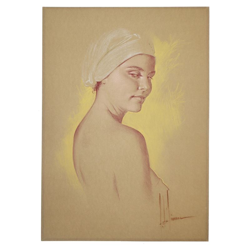 Nudo di donna di spalle