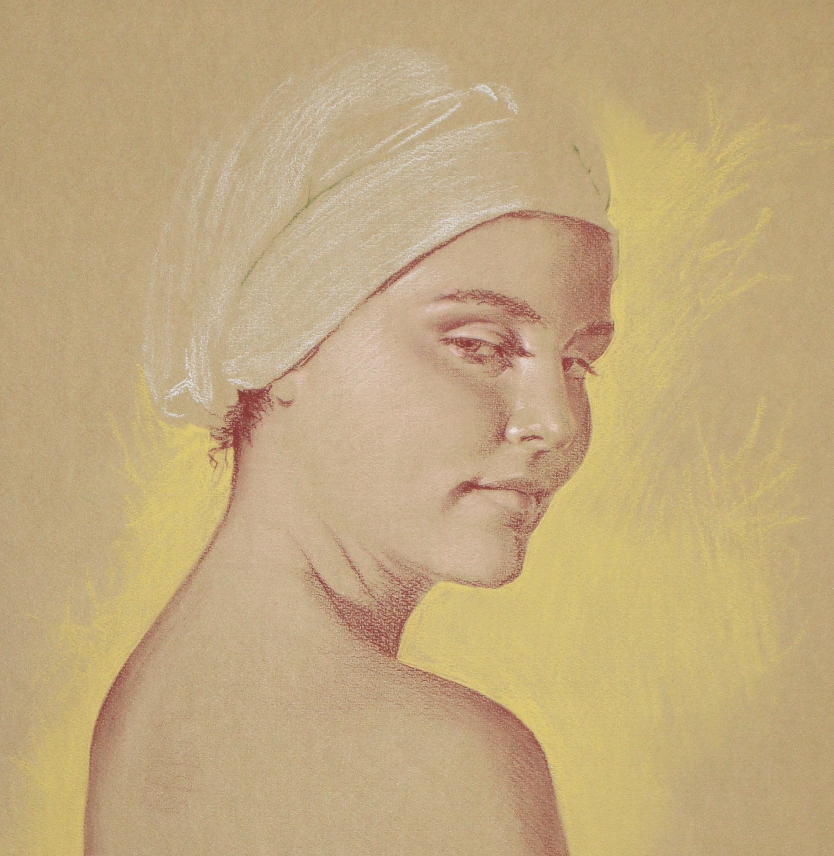 Nudo di donna di spalle