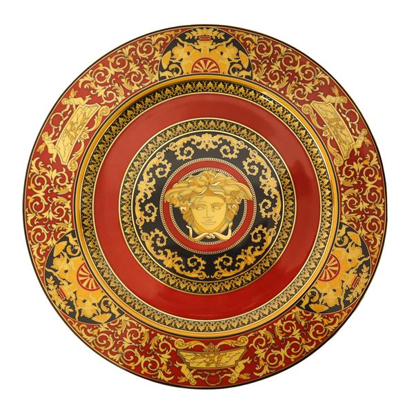 Versace  per Rosenthal - Piatto decorativo Medusa Red