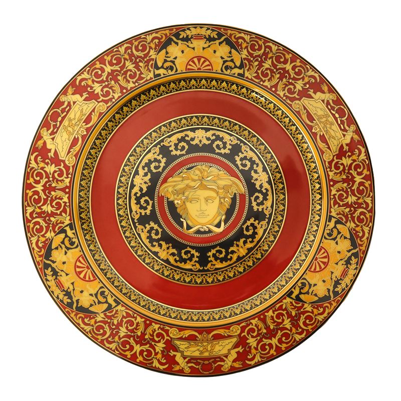 Versace per Rosenthal - Piatto Decorativo Medusa Red