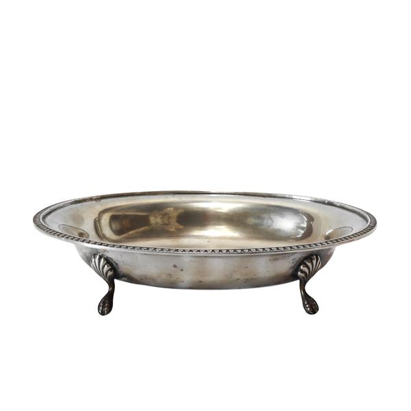 Oval bowl in 800 silver