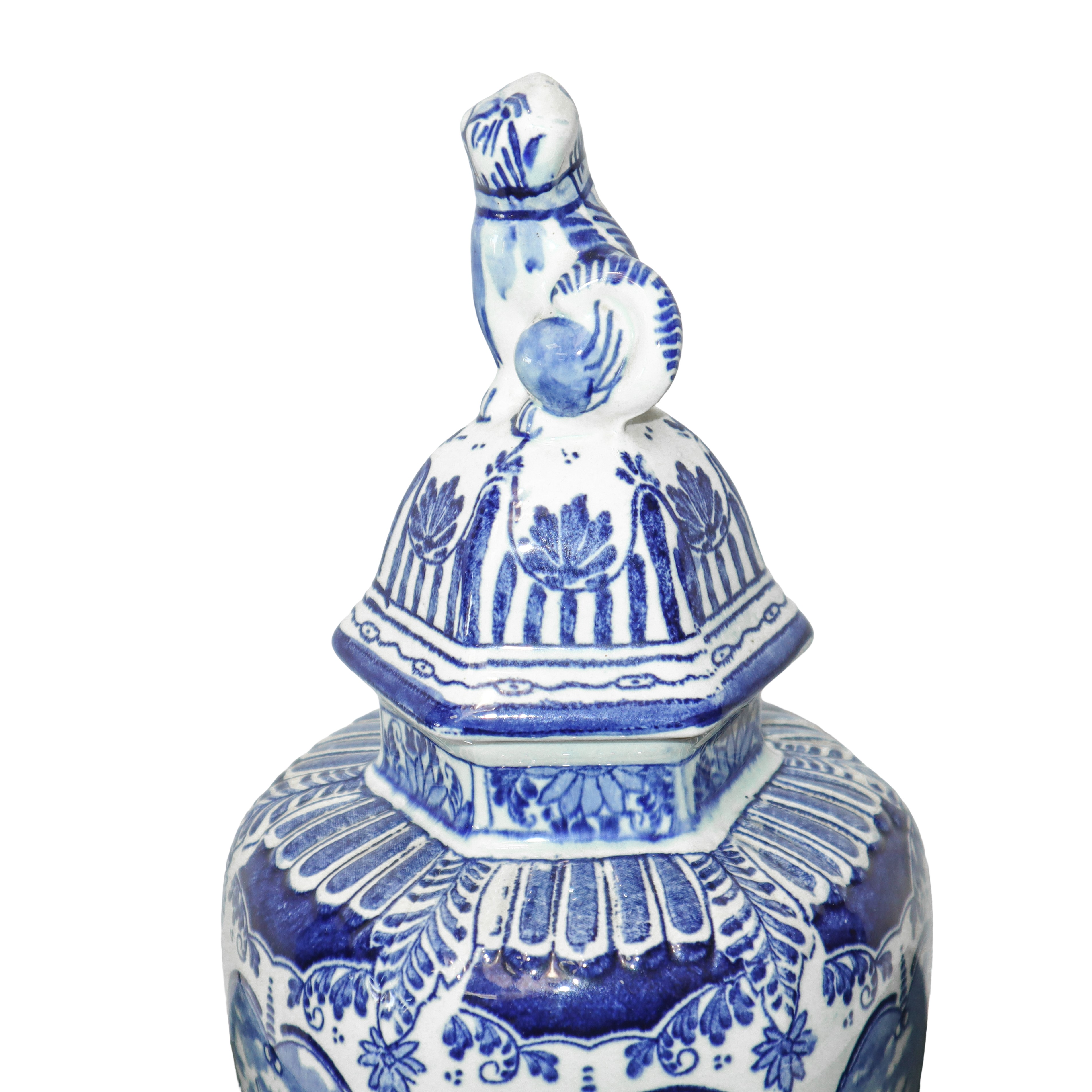 Delfts Olanda Boch - Trittico di tre vasi in ceramica smaltata