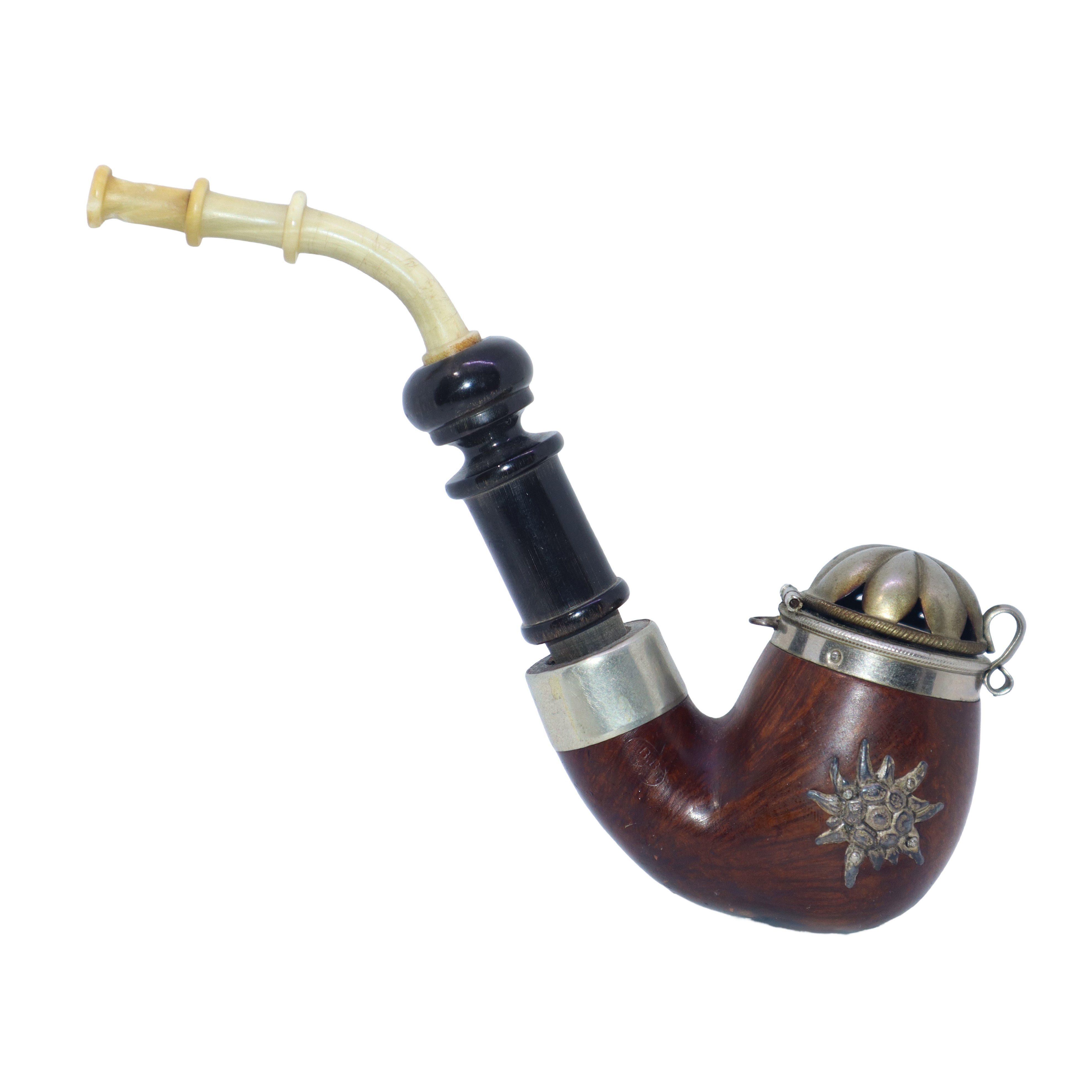 Pipe fatte a mano assortite, set di tre pezzi