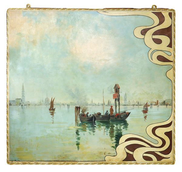 San Marco basin with boats and sails