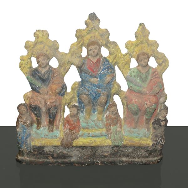 Sant'Alfio, San Cirino and San Filadelfo in Caltagirone terracotta