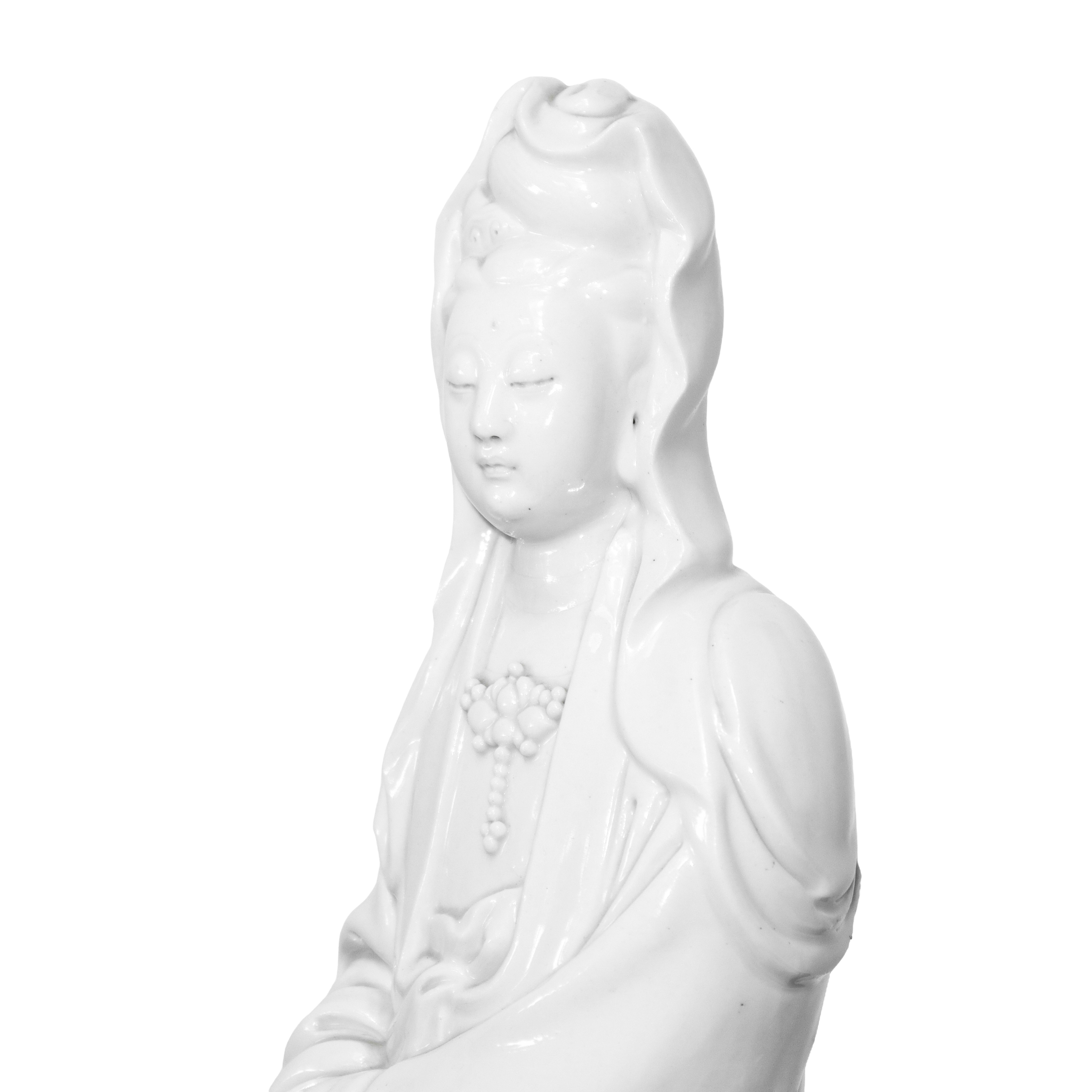 Guanin in maiolica bianca