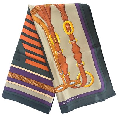 Foulard in Seta "coaching"