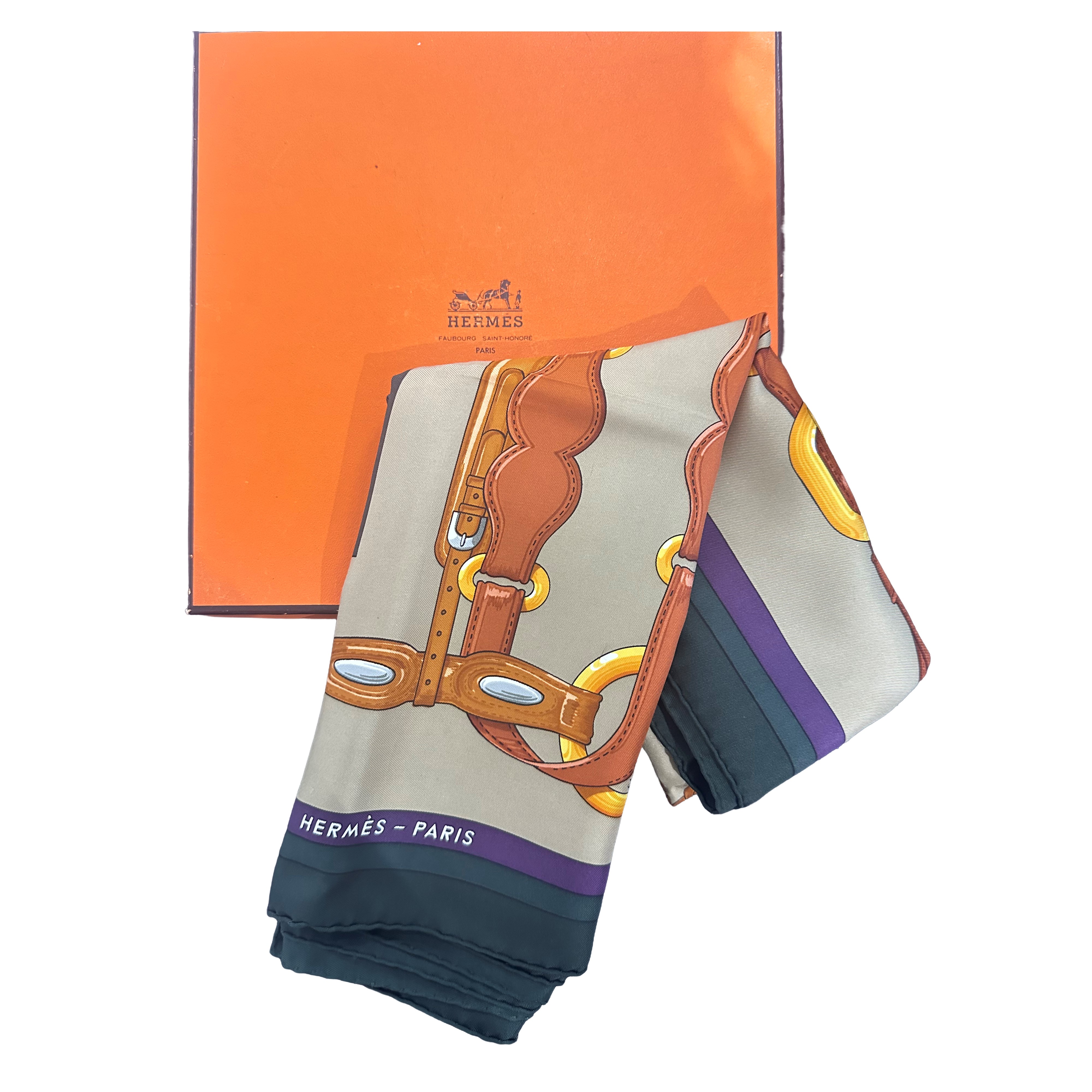 Hermes Paris - Foulard in Seta "coaching"