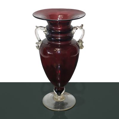 Vaso in Vetro Soffiato di Murano
