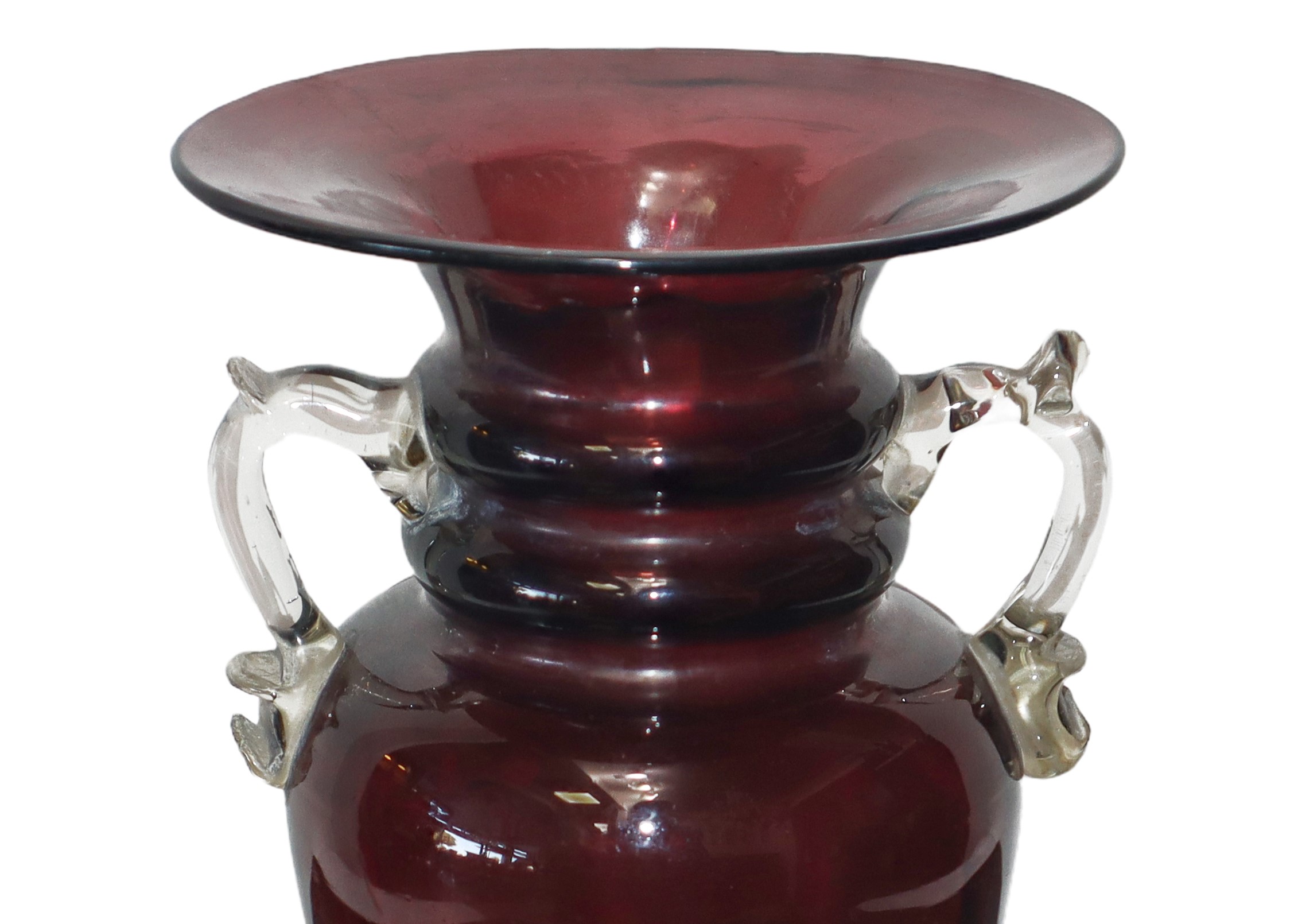 Vaso in Vetro Soffiato di Murano