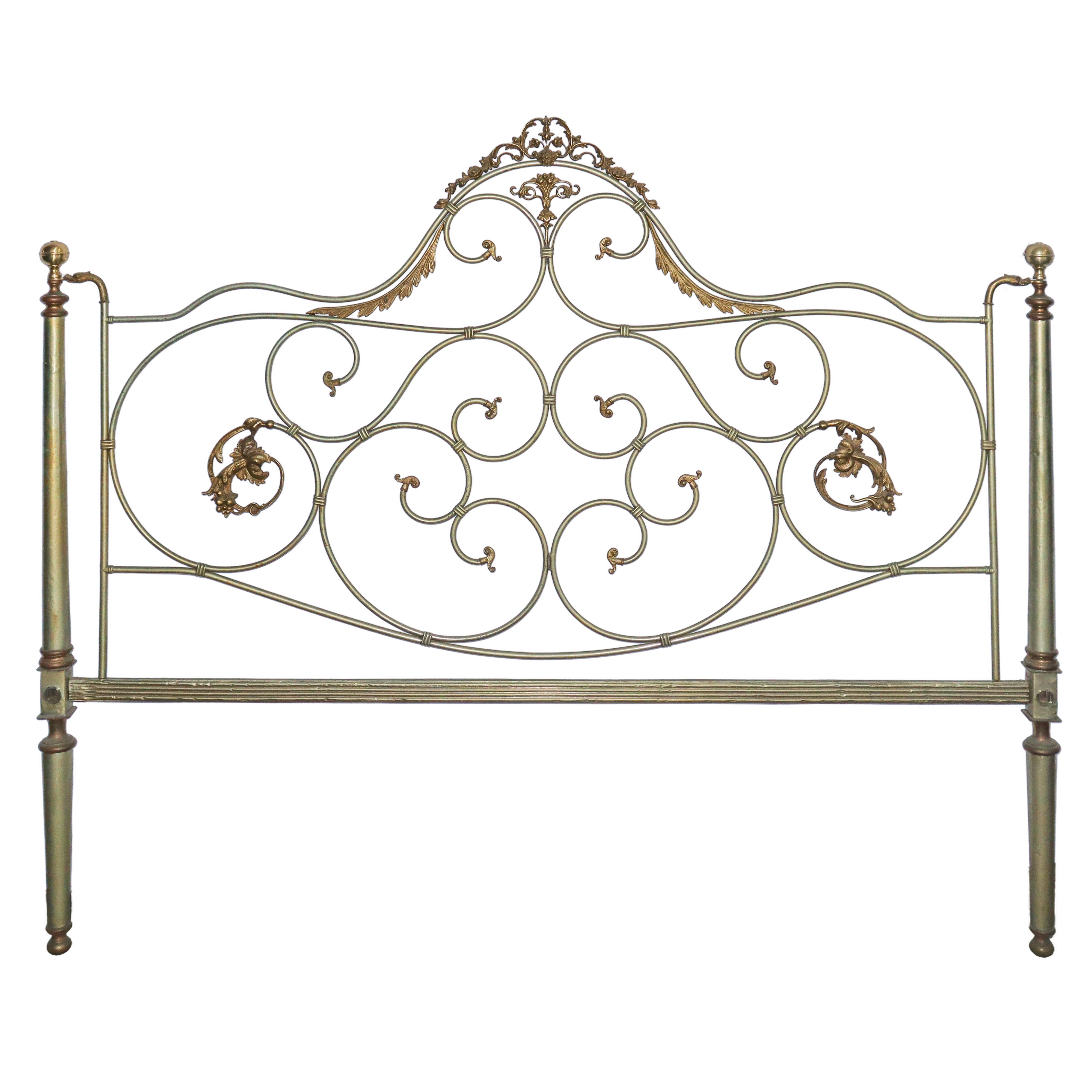 Letto in Ottone, Composto da Testata e Pediera.