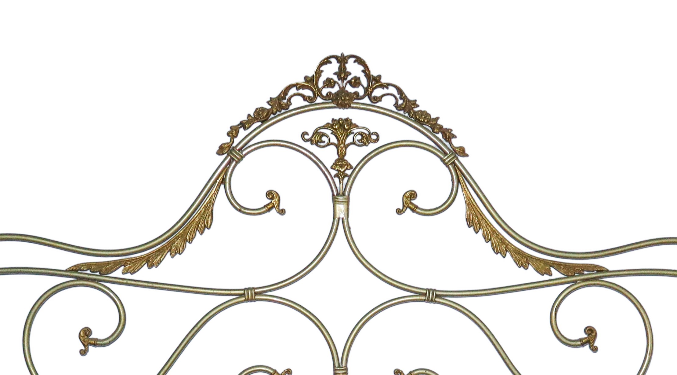 Letto in Ottone, Composto da Testata e Pediera.