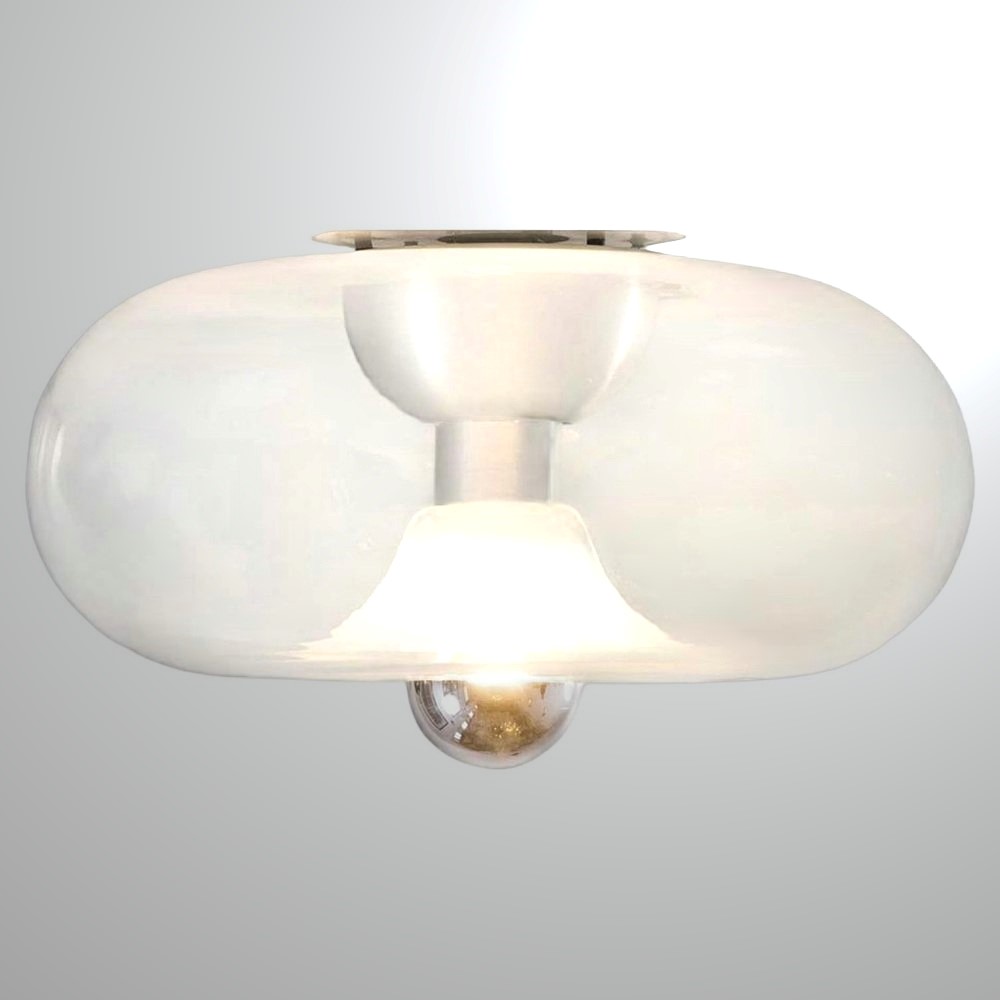 Coppia di Lampade Panta in Vetro di Murano, Giusto Toso per Leucos