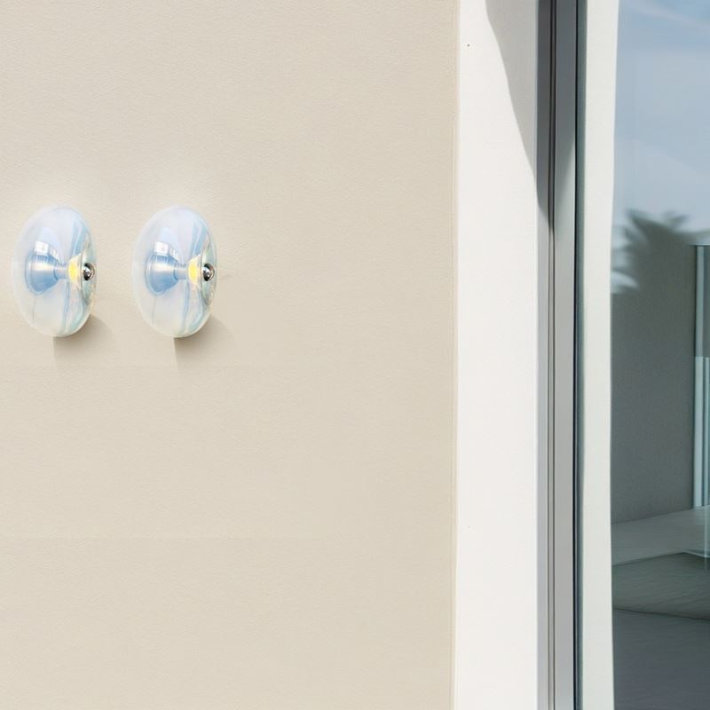 Coppia di lampade Panta in vetro di Murano