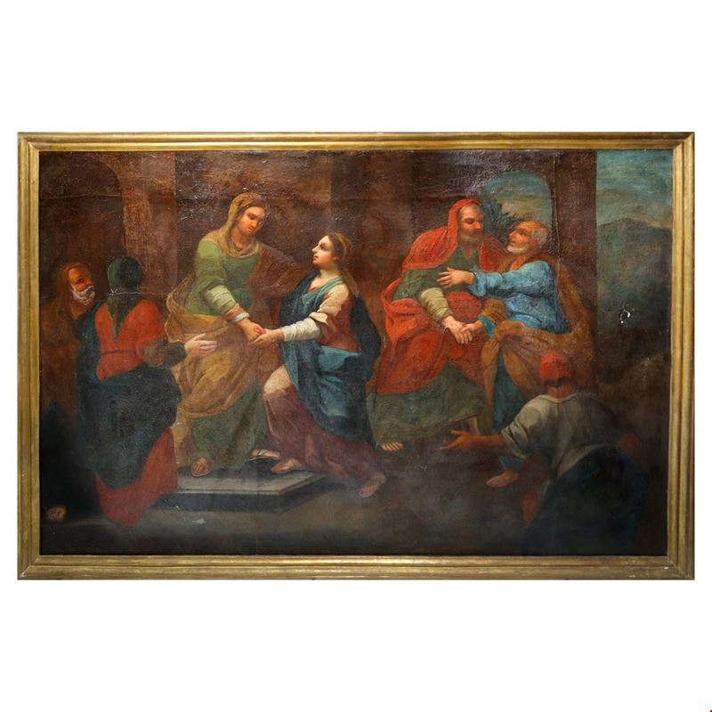 Incontro tra la Vergine Maria e Santa Elisabetta con San Giuseppe e Zaccaria