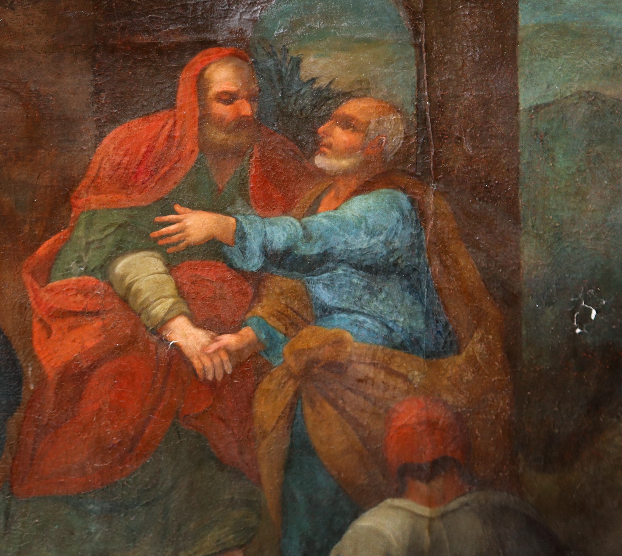 Incontro tra la Vergine Maria e Santa Elisabetta con San Giuseppe e Zaccaria