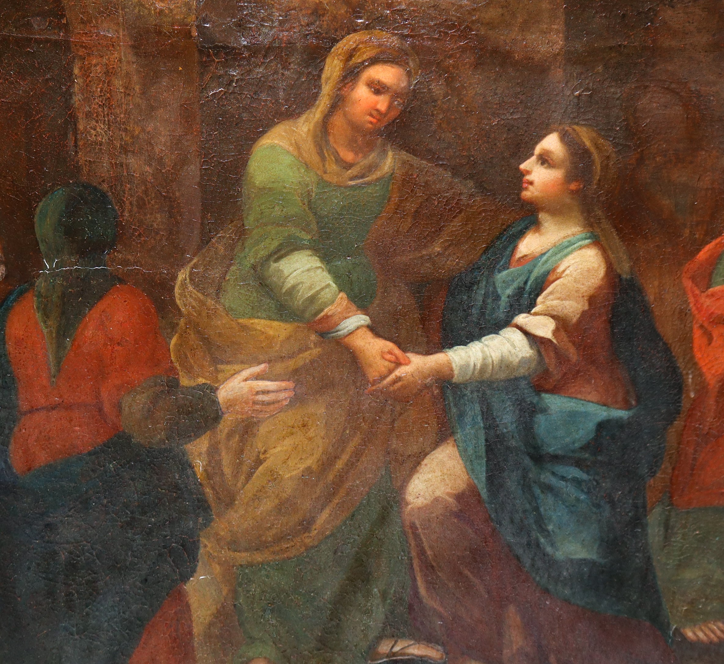 Incontro tra la Vergine Maria e Santa Elisabetta con San Giuseppe e Zaccaria