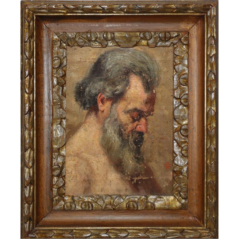 Uomo con Barba di Profilo