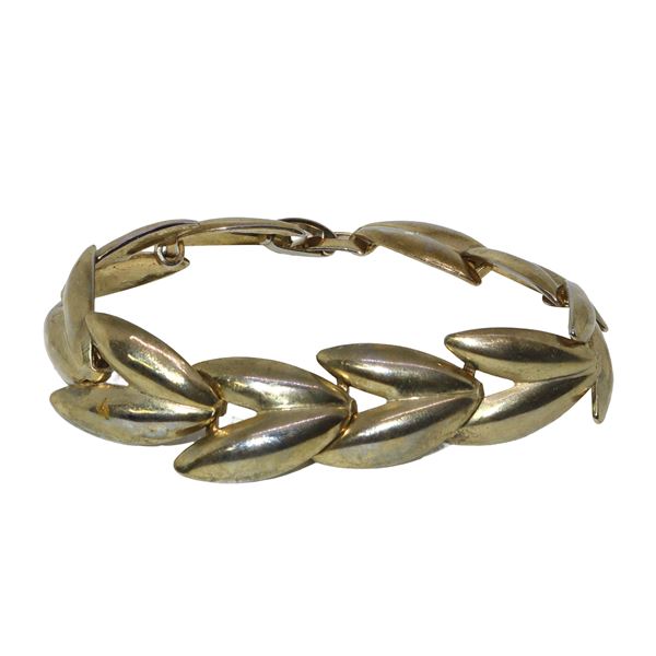 Bracciale vintage catena simil foglie