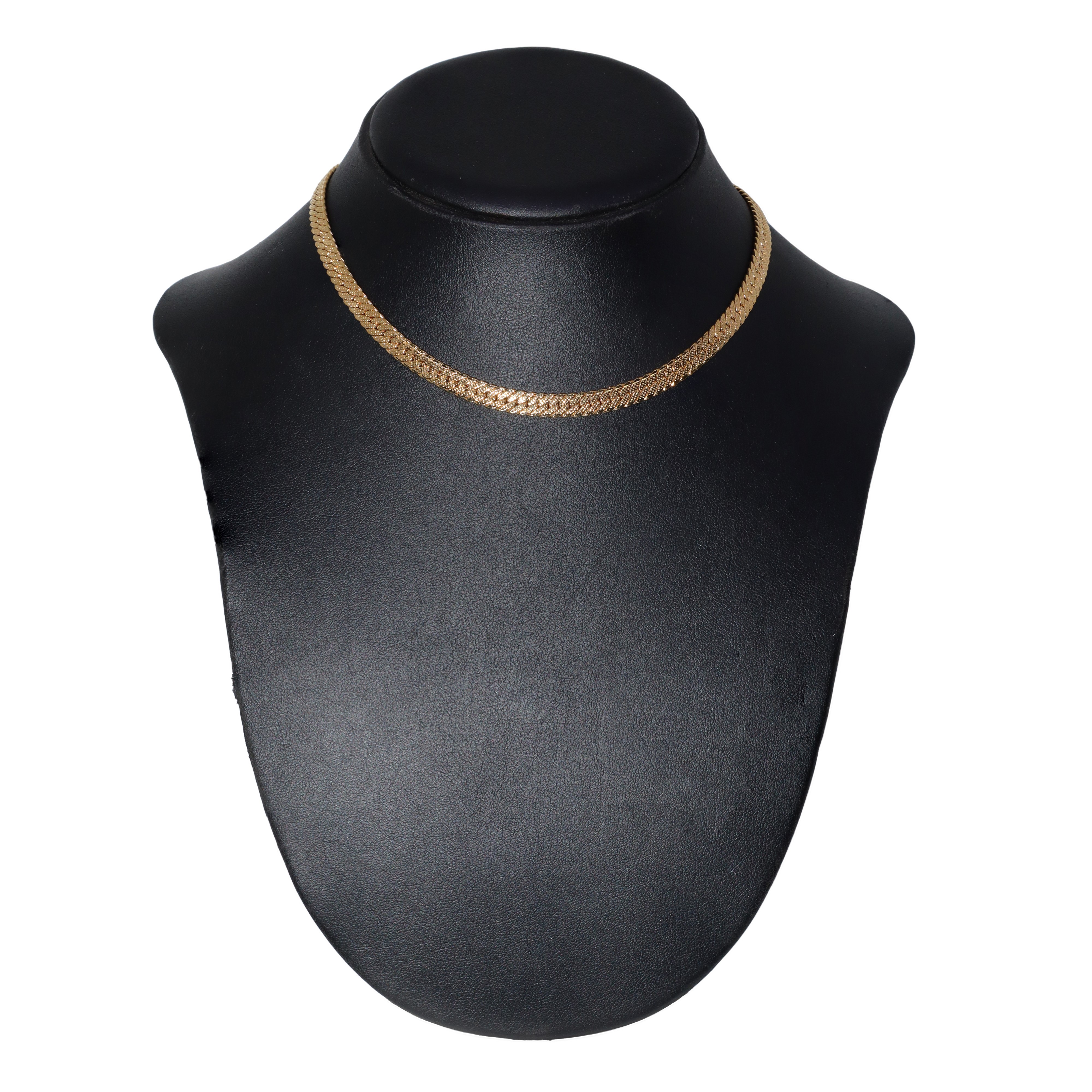 Parure maglia groumette dorata composta da collana e bracciale