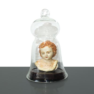 Testina di Bambino in Ceroplastica