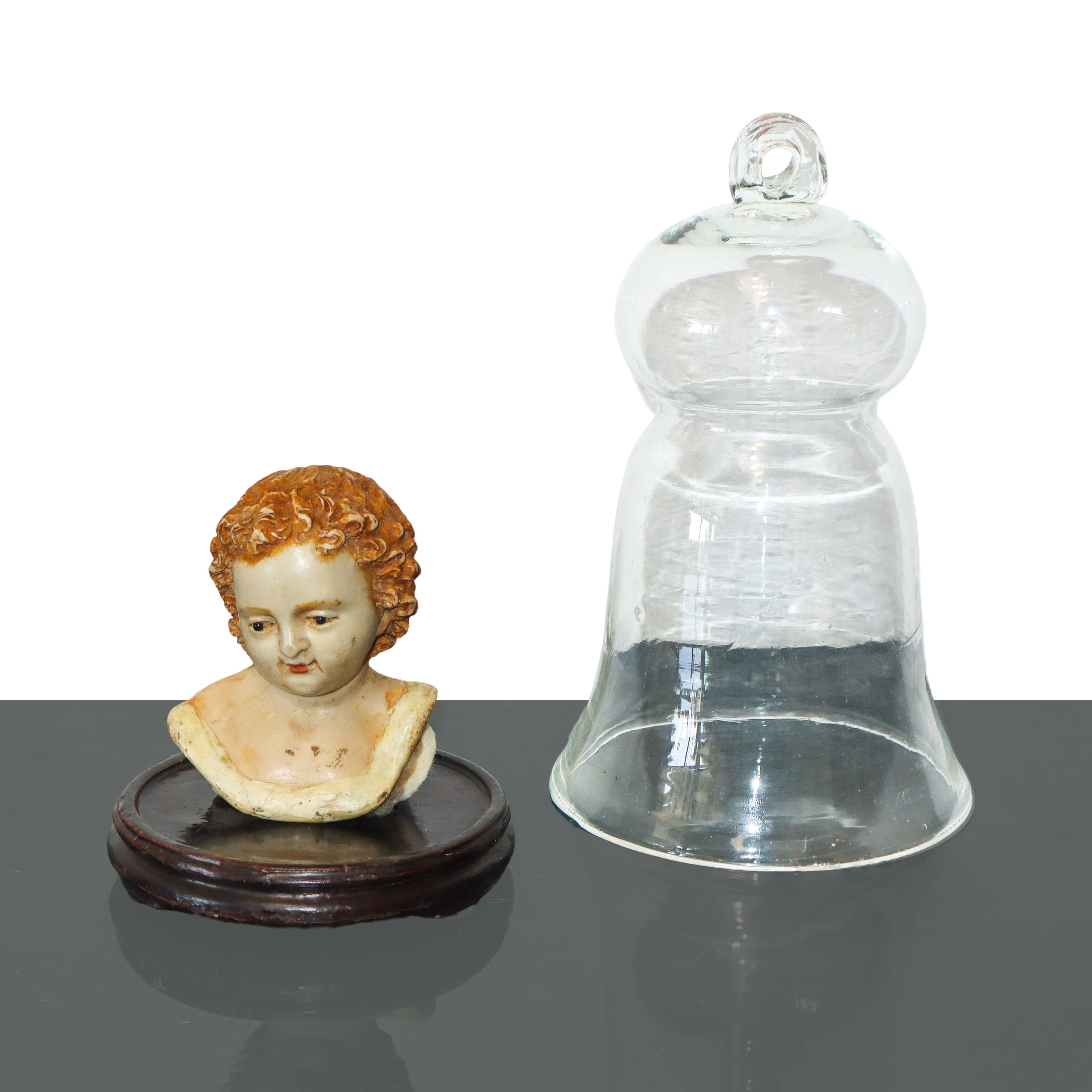 Testina di Bambino in Ceroplastica