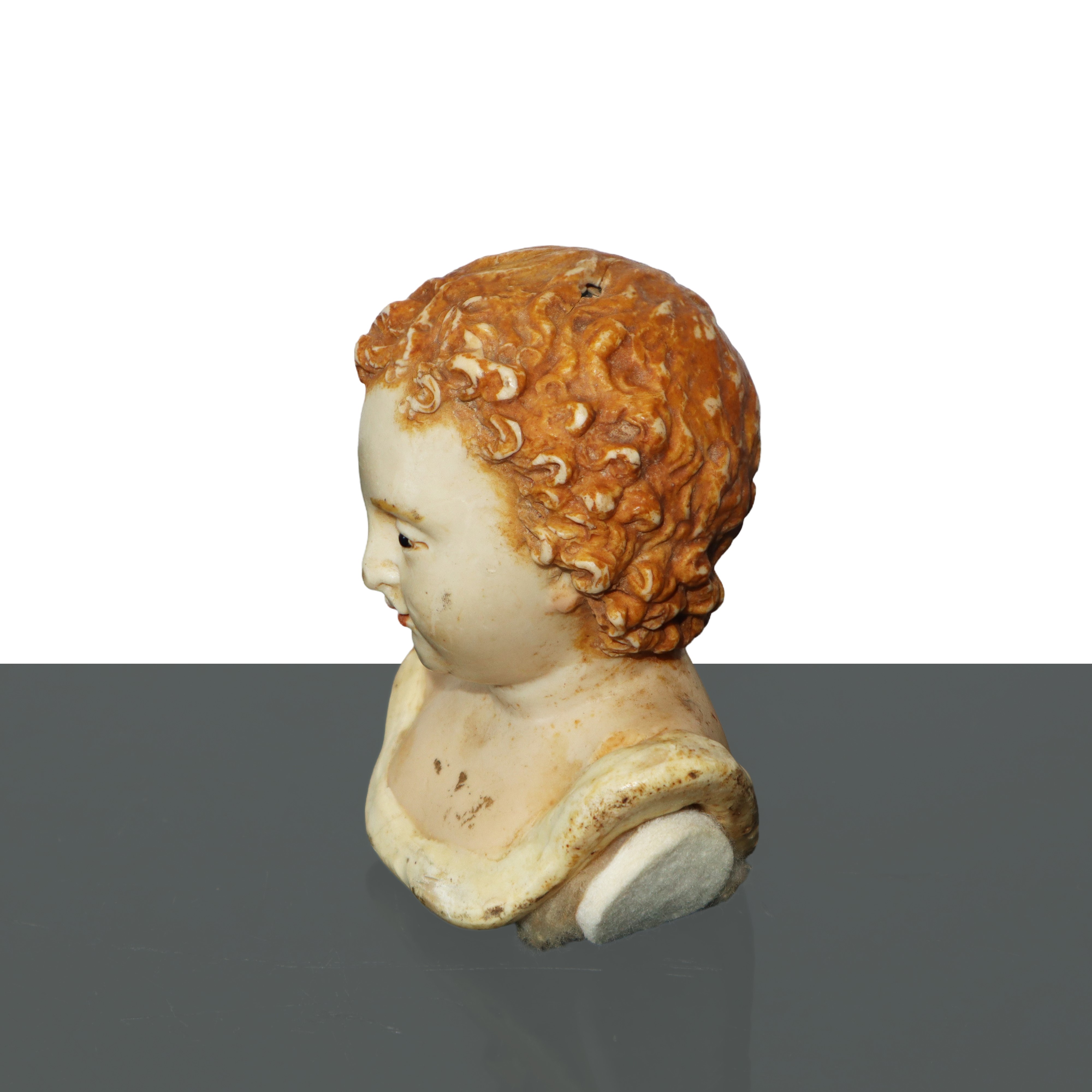 Testina di Bambino in Ceroplastica