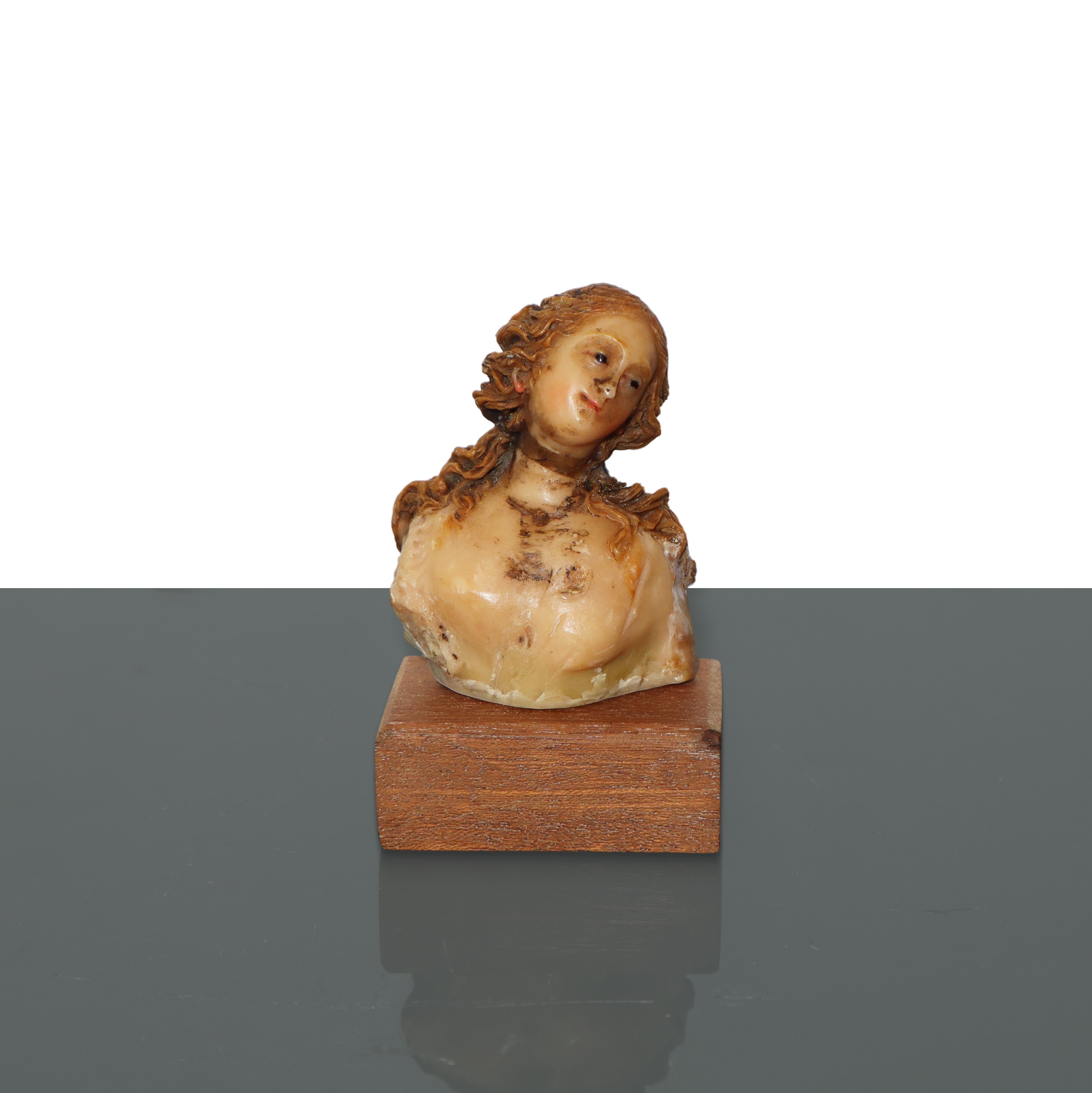 Mezzobusto in Ceroplastica