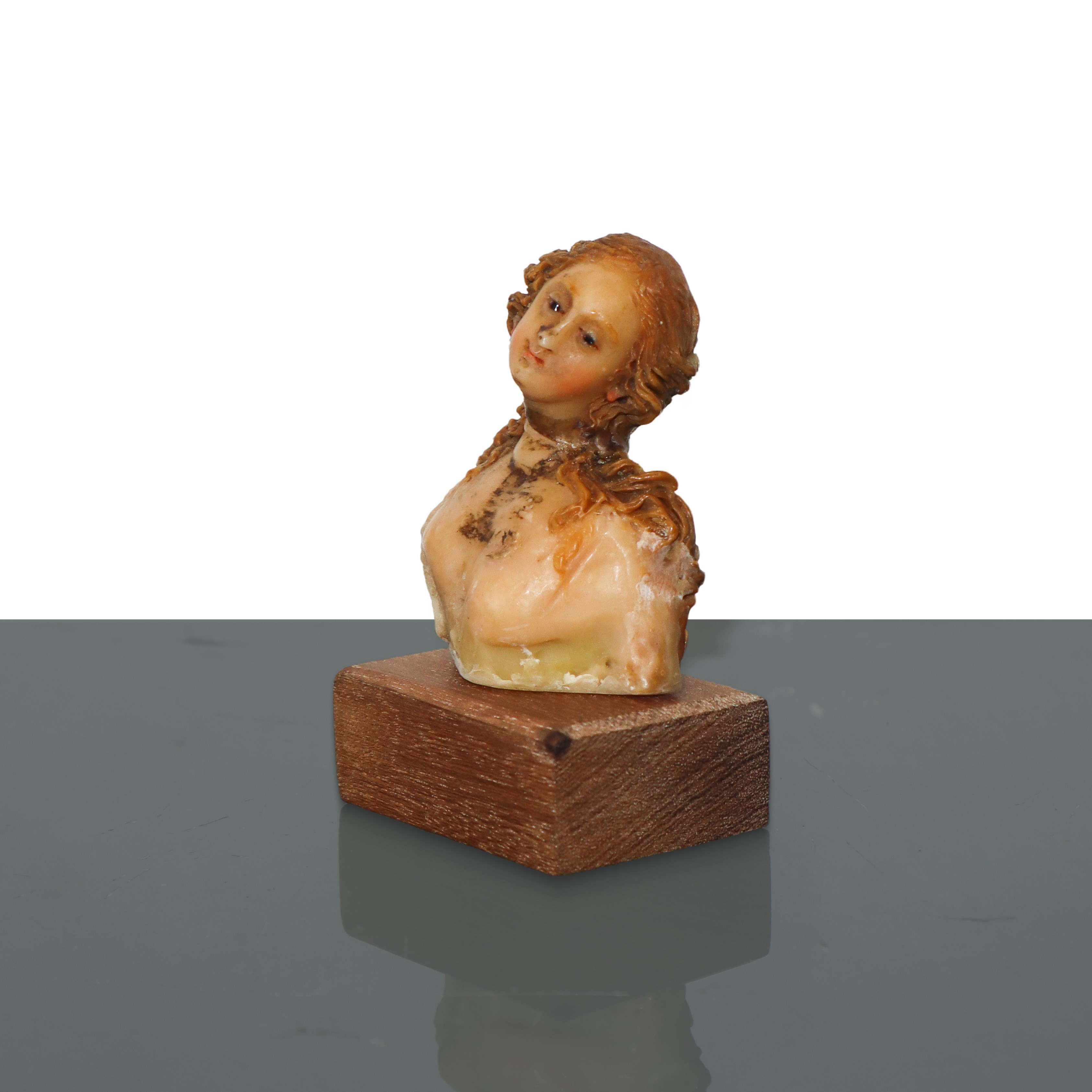 Mezzobusto in Ceroplastica