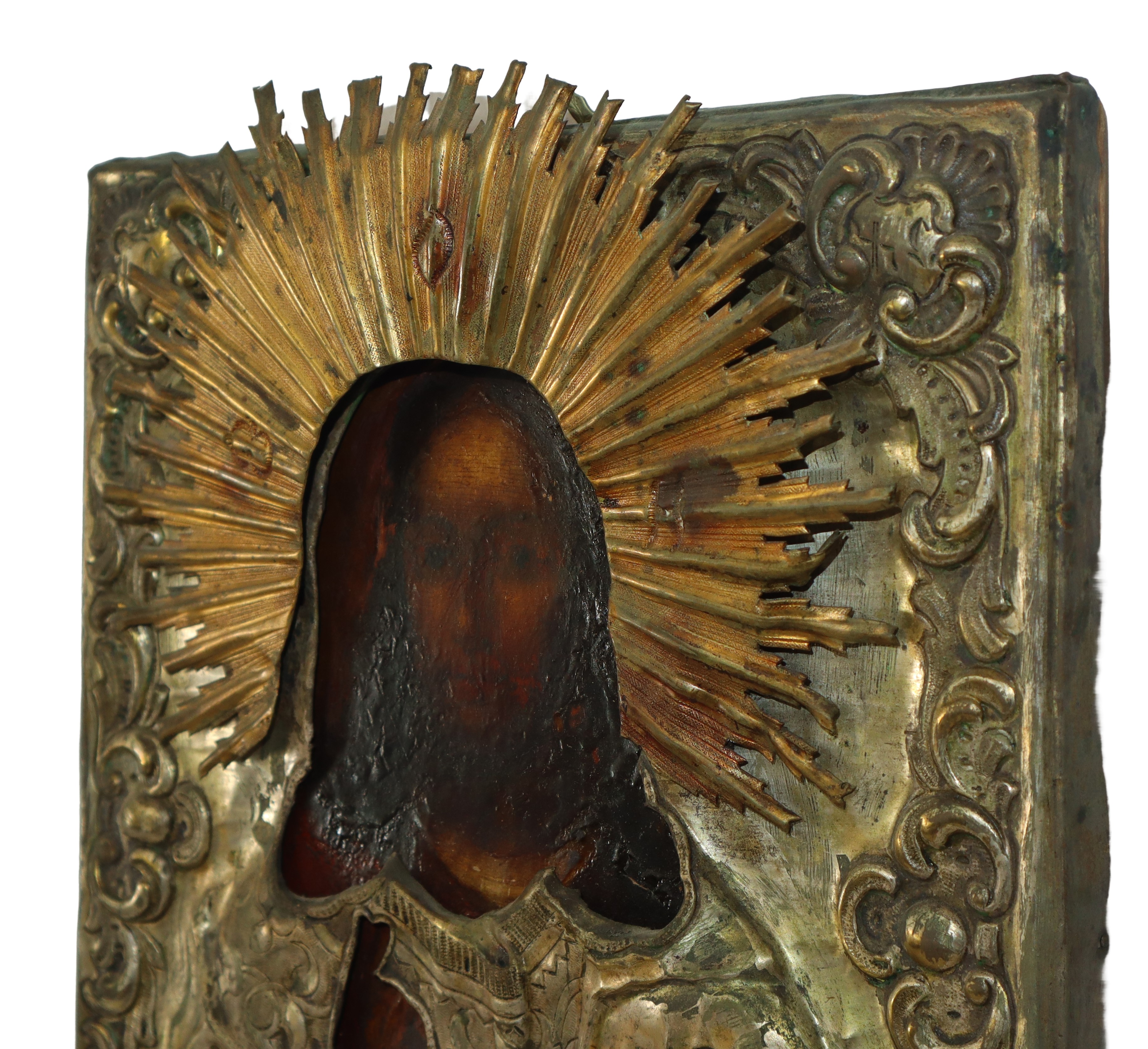 Icona Russa Raffigurante Cristo Pantocratore