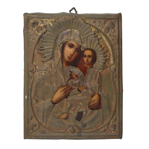 Russian icon depicting Our Lady of Consolation