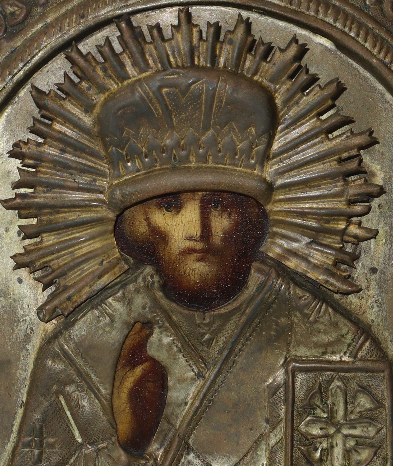 Icona Russa Raffigurante San Nicola