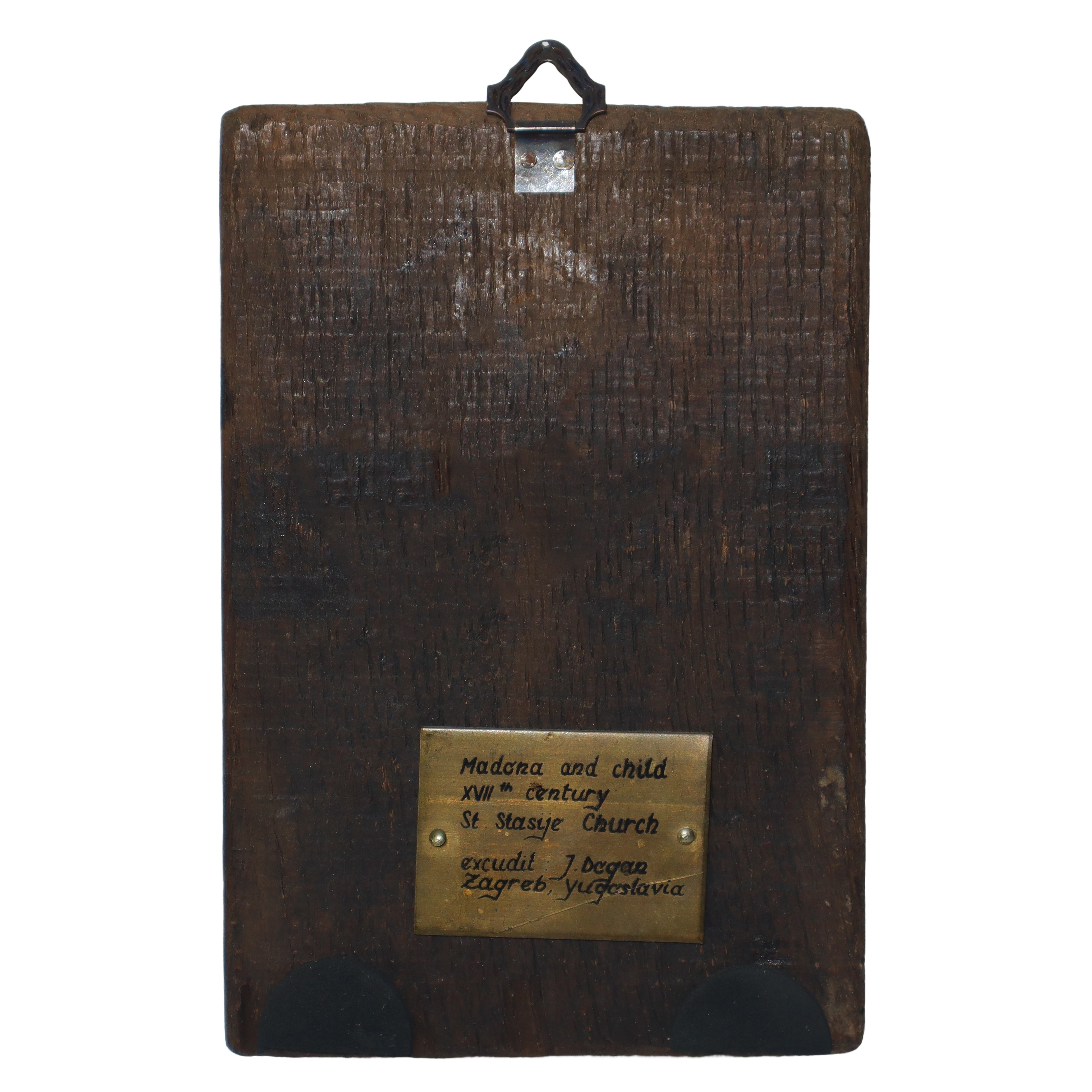 Icona Jugoslava raffigurante Madonna con Bambino