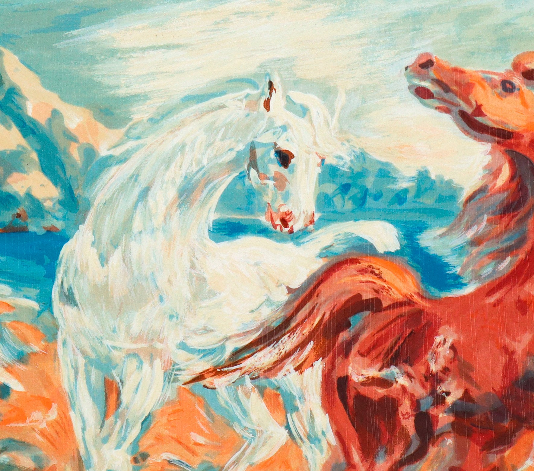 Aligi Sassu - Cavalli