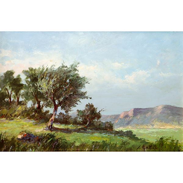 Landscape with trees