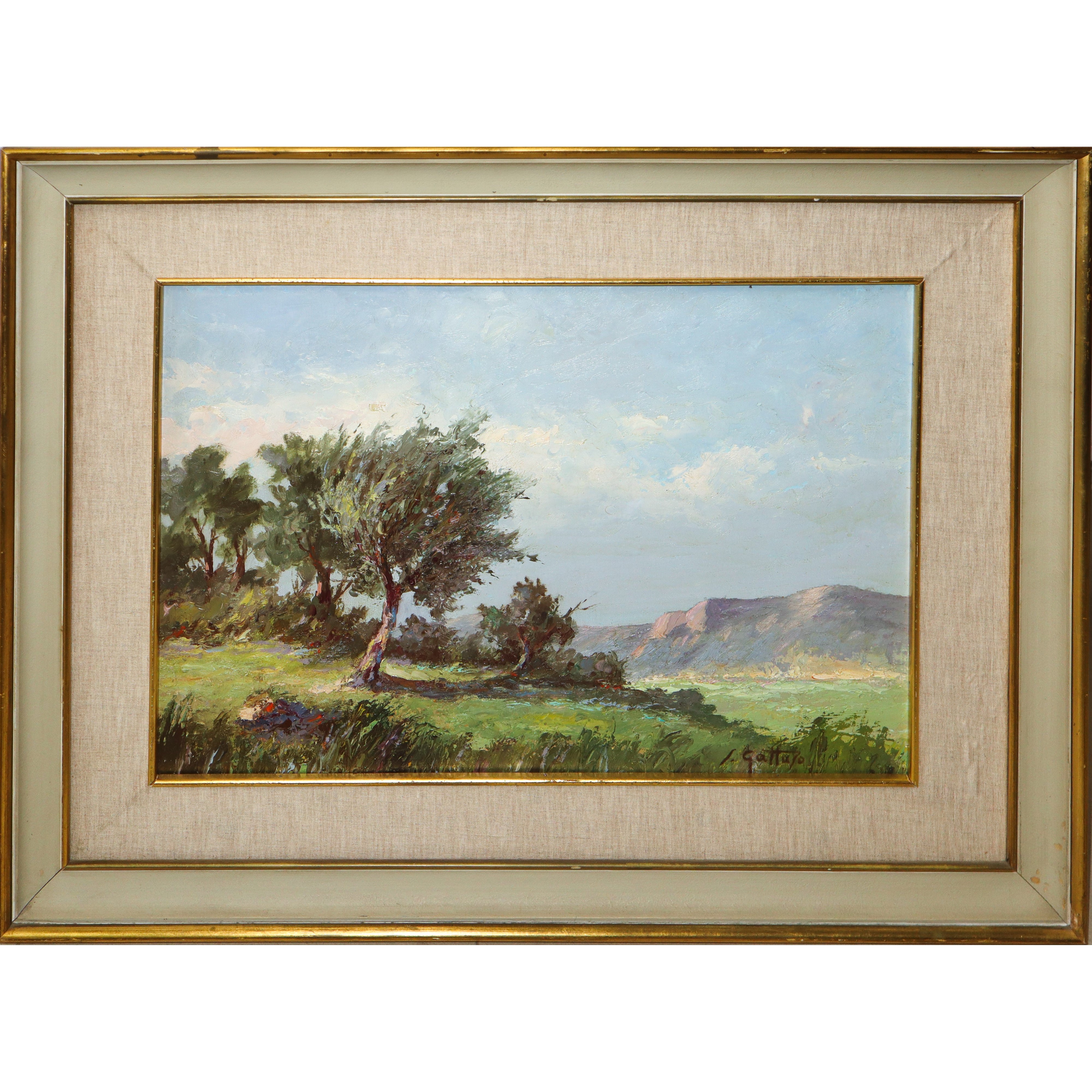 Paesaggio con alberi