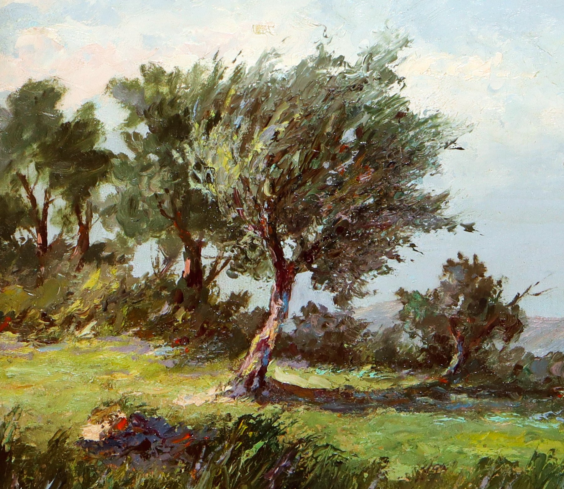Paesaggio con alberi
